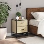 Bedside table made of Sonoma oak engineered wood, measuring 40x31x50 cm. by , Nightstands - Ref: Foro24-848676, Price: 55,65 ...