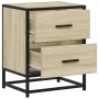 Mesita de noche madera de ingeniería roble Sonoma 40x31x50 cm de , Mesitas de noche - Ref: Foro24-848676, Precio: 55,68 €, De...