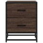 Mesitas noche 2 uds madera ingeniería marrón roble 40x31x50 cm de , Mesitas de noche - Ref: Foro24-848683, Precio: 105,08 €, ...