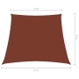 Toldo de vela trapezoidal tela oxford terracota 3/4x3 m de vidaXL, Sombrillas - Ref: Foro24-135407, Precio: 29,99 €, Descuent...