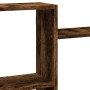 Engineered smoked oak wood wall shelf 159x18x65cm by , Shelves and shelves - Ref: Foro24-853213, Price: 60,73 €, Discount: %