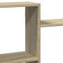 Engineered oak Sonoma wall shelf 159x18x65 cm by , Shelves and shelves - Ref: Foro24-853211, Price: 60,73 €, Discount: %