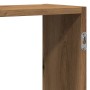 Engineered oak wood artisan wall shelf 129x18x42 cm by , Shelves and shelves - Ref: Foro24-853226, Price: 51,22 €, Discount: %