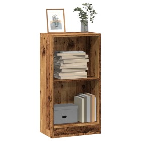 Engineered wood bookshelf in aged color, 40x24x76 cm by , Bookcases and shelves - Ref: Foro24-857772, Price: 34,78 €, Discoun...