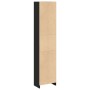 Engineered wood black shelf 40x24x176 cm by , Bookcases and shelves - Ref: Foro24-857793, Price: 64,47 €, Discount: %