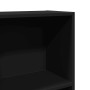 Engineered wood black shelf 40x24x176 cm by , Bookcases and shelves - Ref: Foro24-857793, Price: 64,47 €, Discount: %