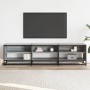 TV stand made of Sonoma gray engineered wood 180x40x46 cm by , TV Furniture - Ref: Foro24-3300808, Price: 135,75 €, Discount: %