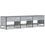 TV stand made of Sonoma gray engineered wood 180x40x46 cm by , TV Furniture - Ref: Foro24-3300808, Price: 135,75 €, Discount: %