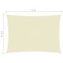 Rectangular sail awning Oxford fabric cream color 3.5x5 m by vidaXL, Umbrellas - Ref: Foro24-135215, Price: 51,22 €, Discount: %