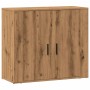 Aparador madera de ingeniería roble artesanal 80x33x70 cm de , Aparadores - Ref: Foro24-857074, Precio: 74,87 €, Descuento: %