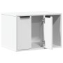 Mueble arenero para gatos madera ingeniería blanco 60x40x40 cm de , Mobiliario para gatos - Ref: Foro24-857724, Precio: 63,38...