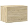 Cat litter box furniture made of Sonoma oak wood, 60x40x40 cm. by , Cat furniture - Ref: Foro24-857726, Price: 60,94 €, Disco...