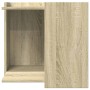 Cat litter box furniture made of Sonoma oak wood 53x53x51 cm by , Cat furniture - Ref: Foro24-857753, Price: 54,32 €, Discoun...