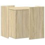 Cat litter box furniture made of Sonoma oak wood 53x53x51 cm by , Cat furniture - Ref: Foro24-857753, Price: 54,32 €, Discoun...