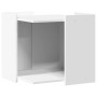 Mueble arenero para gatos madera ingeniería blanco 53x53x51 cm de , Mobiliario para gatos - Ref: Foro24-857751, Precio: 55,72...