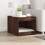 Cat litter box furniture made of brown oak wood, 47x59x42 cm. by , Cat furniture - Ref: Foro24-857766, Price: 51,93 €, Discou...