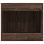 Cat litter box furniture made of brown oak wood, 47x59x42 cm. by , Cat furniture - Ref: Foro24-857766, Price: 51,93 €, Discou...