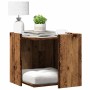 Cat litter box furniture made of aged engineered wood, 53x53x51cm. by , Cat furniture - Ref: Foro24-857758, Price: 54,32 €, D...