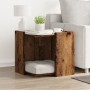 Cat litter box furniture made of aged engineered wood, 53x53x51cm. by , Cat furniture - Ref: Foro24-857758, Price: 54,32 €, D...