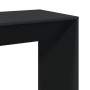 Mesa alta de bar madera ingeniería negra 102x50x103,5 cm de , Mesas de cocina y de comedor - Ref: Foro24-854428, Precio: 88,4...