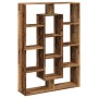 Estantería de madera de ingeniería envejecida 102x29x143 cm de , Librerías y estanterías - Ref: Foro24-3310305, Precio: 105,3...