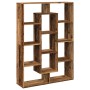 Estantería de madera de ingeniería envejecida 102x29x143 cm de , Librerías y estanterías - Ref: Foro24-3310305, Precio: 105,3...