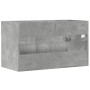 Armario para lavabo contrachapada gris hormigón 80x38,5x46 cm de , Muebles de baño - Ref: Foro24-856210, Precio: 47,63 €, Des...