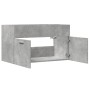 Armario para lavabo contrachapada gris hormigón 80x38,5x46 cm de , Muebles de baño - Ref: Foro24-856210, Precio: 47,63 €, Des...