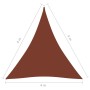 Terracotta Oxford fabric triangular sail awning 4x4x4 m by vidaXL, Umbrellas - Ref: Foro24-135396, Price: 33,47 €, Discount: %