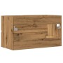 Engineered oak wood artisan vanity unit 90x38.5x45 cm by , Bathroom furniture - Ref: Foro24-856250, Price: 71,24 €, Discount: %