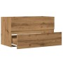 Engineered oak wood artisan vanity unit 90x38.5x45 cm by , Bathroom furniture - Ref: Foro24-856250, Price: 71,24 €, Discount: %