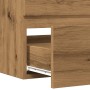 Engineered oak wood artisan vanity unit 90x38.5x45 cm by , Bathroom furniture - Ref: Foro24-856250, Price: 71,24 €, Discount: %