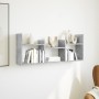 Wall-mounted furniture made of gray concrete engineered wood, measuring 100x18x40 cm. by , Shelves and shelves - Ref: Foro24-...