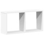 Engineered wood white wall cabinet 60x16x30 cm by , Shelves and shelves - Ref: Foro24-854877, Price: 27,75 €, Discount: %