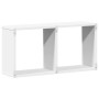 Engineered wood white wall cabinet 60x16x30 cm by , Shelves and shelves - Ref: Foro24-854877, Price: 27,75 €, Discount: %