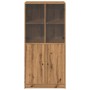 Aparador alto con puertas madera roble artisian 68x37x142 cm de , Aparadores - Ref: Foro24-3318723, Precio: 168,93 €, Descuen...