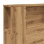 Oak wood artisan wardrobe headboard 200x18.5x102.5 cm by , Lockers and storage cabinets - Ref: Foro24-856887, Price: 99,78 €,...