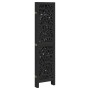 5-panel solid Paulownia wood room divider screen in black. by , Room dividers - Ref: Foro24-358757, Price: 121,82 €, Discount: %