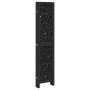 6-panel solid Paulownia wood room divider screen in black. by , Room dividers - Ref: Foro24-358762, Price: 153,49 €, Discount: %