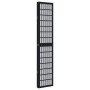 5-panel solid Paulownia wood room divider screen in black. by , Room dividers - Ref: Foro24-358776, Price: 151,96 €, Discount: %