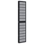 5-panel solid Paulownia wood room divider screen in black. by , Room dividers - Ref: Foro24-358774, Price: 134,84 €, Discount: %