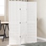 Three-panel solid Paulownia wood room divider screen in white. by , Room dividers - Ref: Foro24-358781, Price: 79,53 €, Disco...