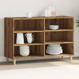 Engineered wood oak artisan sideboard