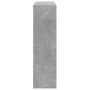 Divider bookcase made of gray concrete and wood, measuring 102x29x103.5 cm. by , Bookcases and shelves - Ref: Foro24-858042, ...