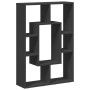 Engineered wood black shelf 63x20x90 cm by , Bookcases and shelves - Ref: Foro24-858139, Price: 55,07 €, Discount: %