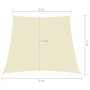 Trapezoidal cream-colored Oxford fabric sail shade 2/4x3 m by vidaXL, Umbrellas - Ref: Foro24-135241, Price: 21,11 €, Discoun...