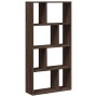 Engineered wood brown oak bookshelf 60x20x120 cm by , Bookcases and shelves - Ref: Foro24-858153, Price: 66,80 €, Discount: %