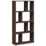 Engineered wood brown oak bookshelf 60x20x120 cm by , Bookcases and shelves - Ref: Foro24-858153, Price: 66,80 €, Discount: %