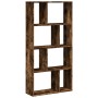 Engineered wood smoked oak bookshelf 60x20x120 cm by , Bookcases and shelves - Ref: Foro24-858151, Price: 59,79 €, Discount: %