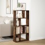 Engineered wood smoked oak bookshelf 60x20x120 cm by , Bookcases and shelves - Ref: Foro24-858151, Price: 59,79 €, Discount: %